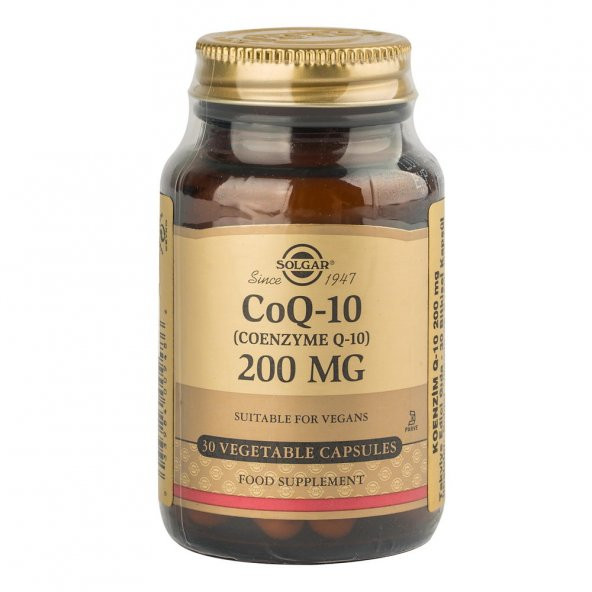 Solgar Coenzyme Q-10 200mg 30 Kapsül