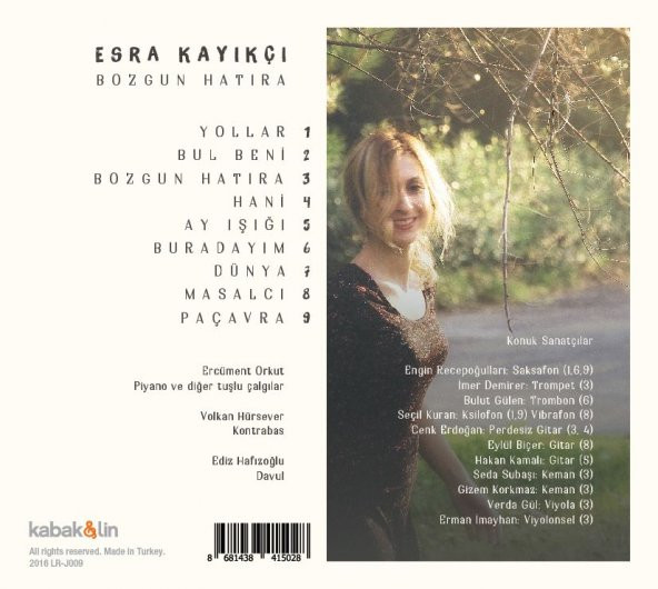 ESRA KAYIKÇI - BOZGUN HATIRA (CD) (2016) - 2