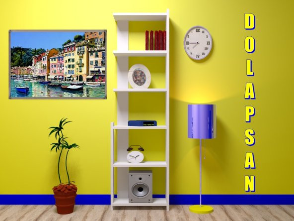 Dolapsan Mobilya Life Kitaplık - Beyaz - 3