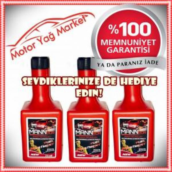 MANNBOR NANO BOR İÇERİKLİ BENZİN YAKIT KATKISI 250 ML(3 ADET)