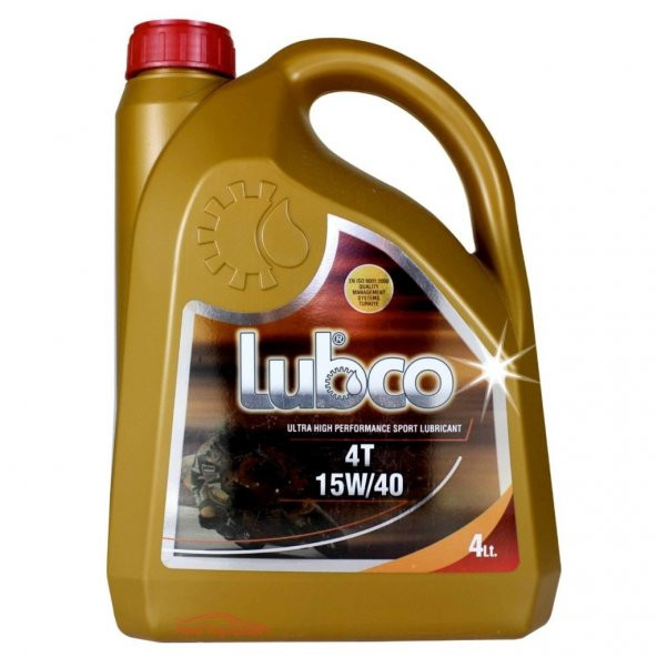 Lubco 4T 15W-40 Motosiklet Yağı 4 L