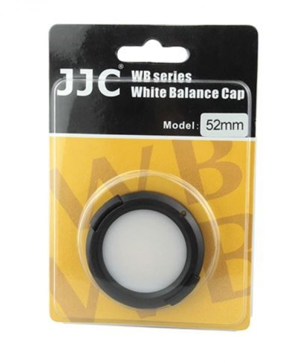 52mm JJC BEYAZ AYAR KAPAĞI, WHITE BALANCE CAP