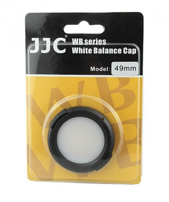 49mm JJC BEYAZ AYAR KAPAĞI, WHITE BALANCE CAP