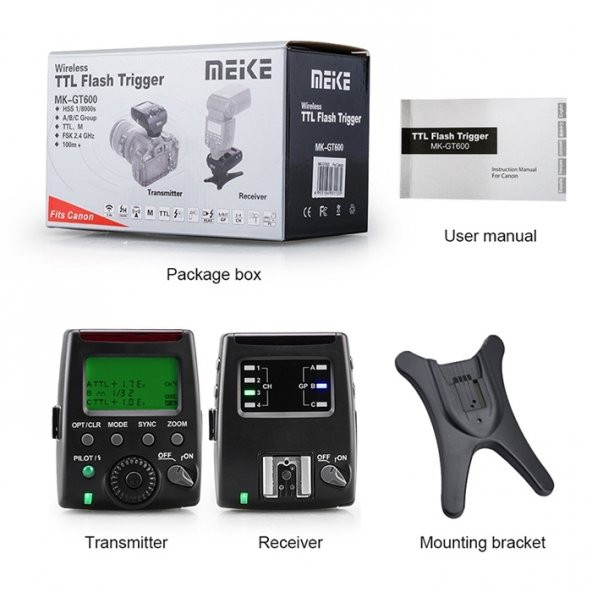 CANON İÇİN MEİKE MK-GT600C I-TTL FLAŞ TETİKLEYİCİ - 8