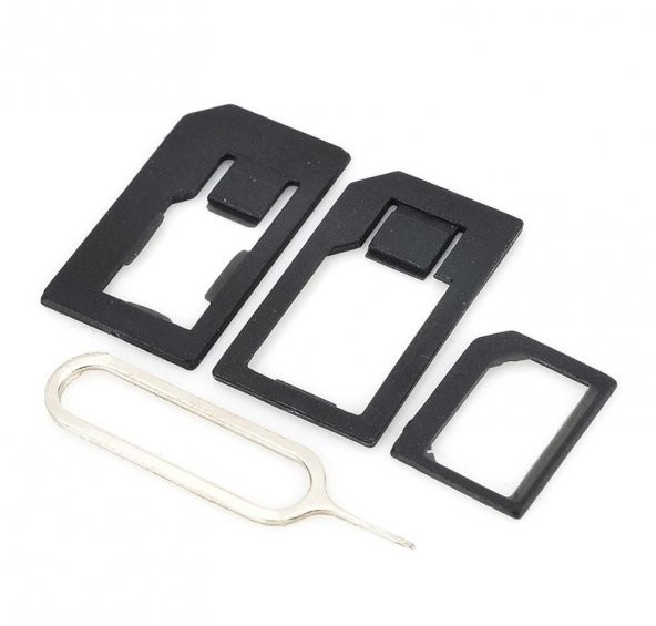 Nano ve Micro Sim Kartları için Sim Kartı Adaptörü - 2