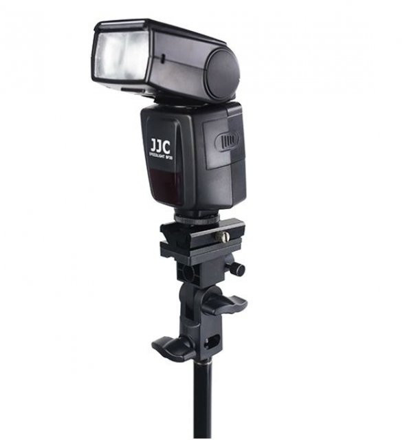 Flash Shoe Umbrella Holder Swivel Light Stand - 2