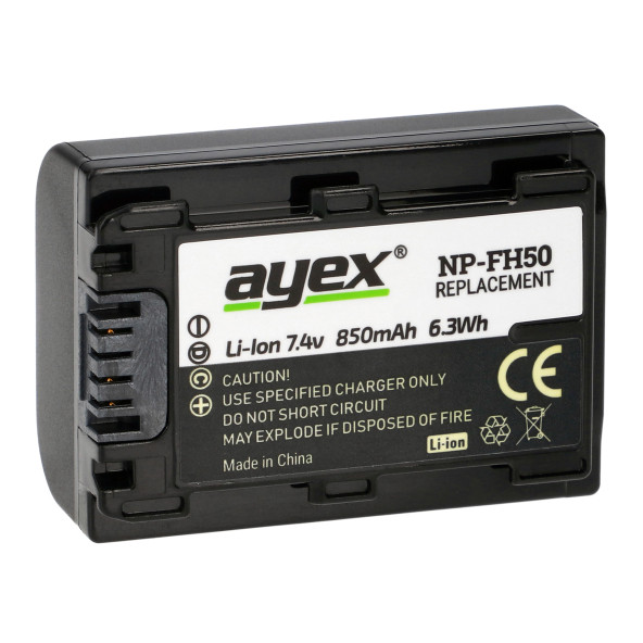 Sony Kameralar İçin NP-FH50 Batarya, A230, A330, A380, A390