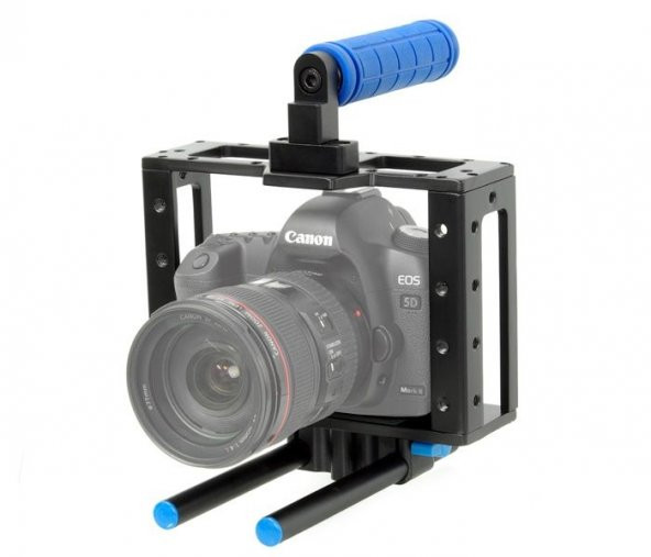 Canon EOS 5D Mark II, III , 7D, 60D İçin Camera Cage C1 - 2