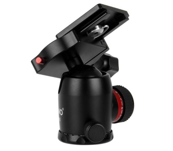 JUSINO BT-02 Profesyonel Tripod Kafası Aluminyum Siyah - 2