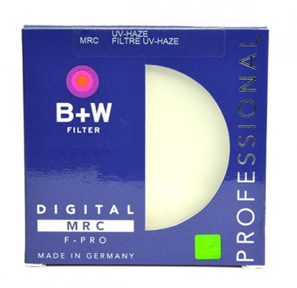 B+W 72mm MRC 010M UV HAZE FİLTRE - MADE İN GERMANY