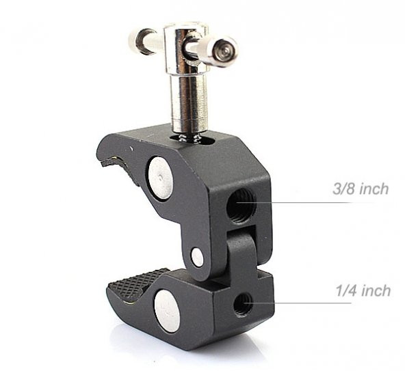 Super Crab Clamp DSLR Rig, Magic Arm VB. İçin - 6