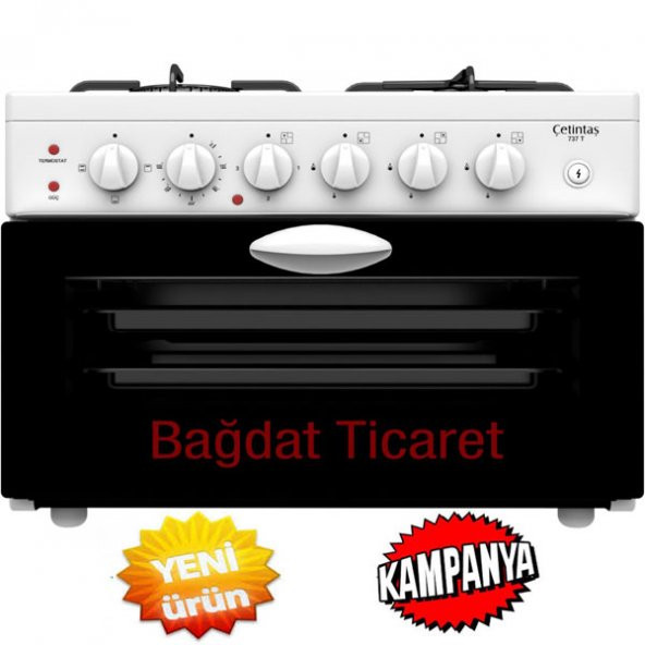 Çetintaş 737T Beyaz Fırın