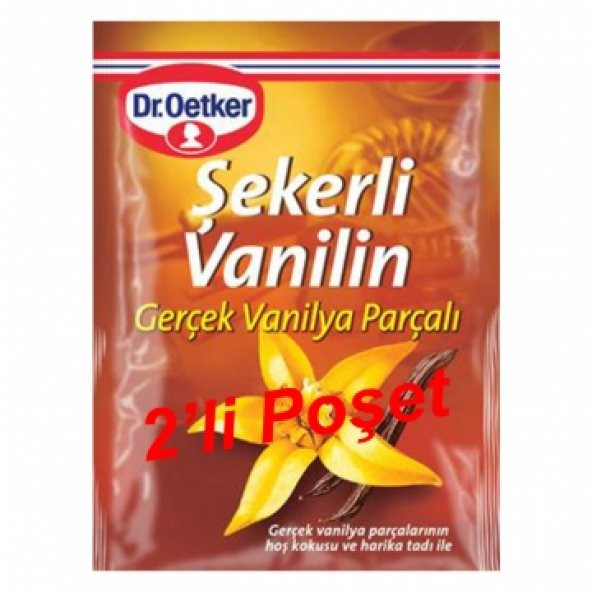 Dr.Oetker Gerçek Vanilya Parçalı Şekerli Vanilin 2 Adet