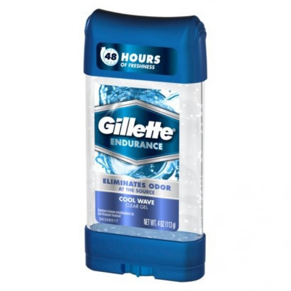 Gillette Endurance Elımınates Odor Cool Wave Gel 107gr 3 adet