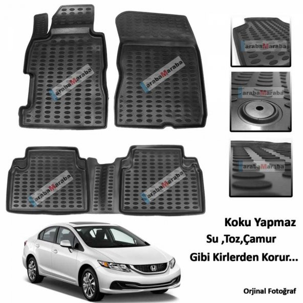 Honda Civic 3D Oto Paspas 2012-2015 Arası