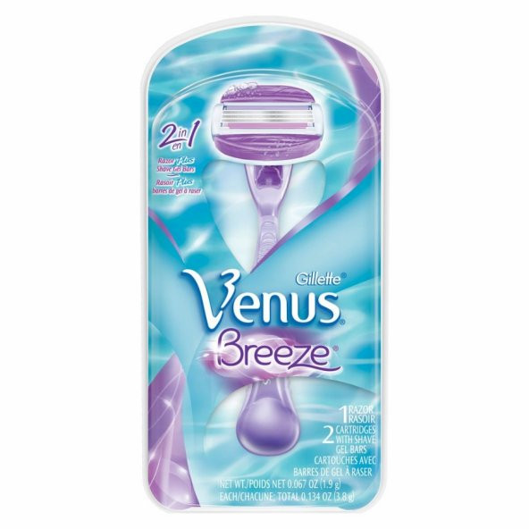 Gillette Venus Breeze Tıraş Makinesi Yedekli