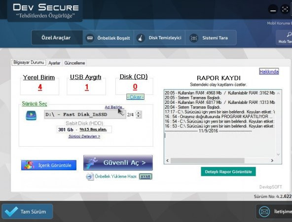 Dev Secure - 25PC, 2YIL - Masaüstü Yerli Antivirüs - 2