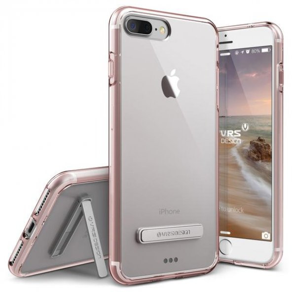 Verus iPhone 7 Plus Kılıf Crystal Mixx Series Case Rose Gold