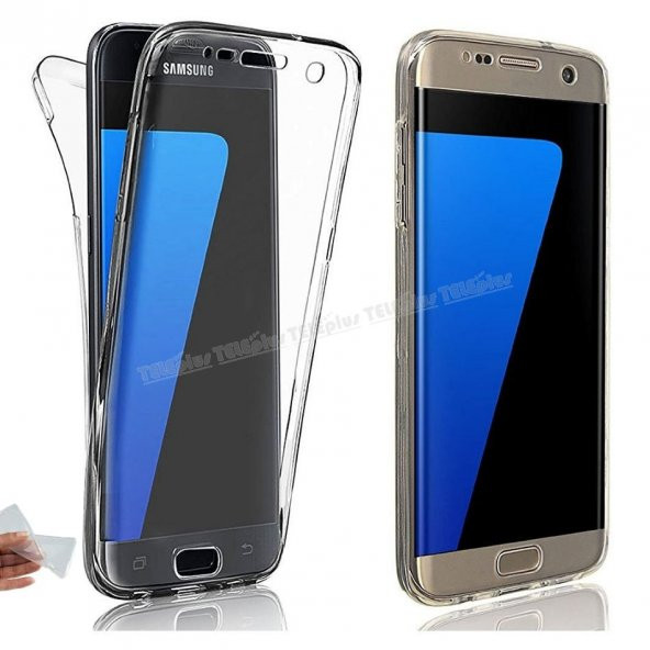 Samsung Galaxy S7 Ön & Arka 360 Full Korumalı Silikon Kılıf