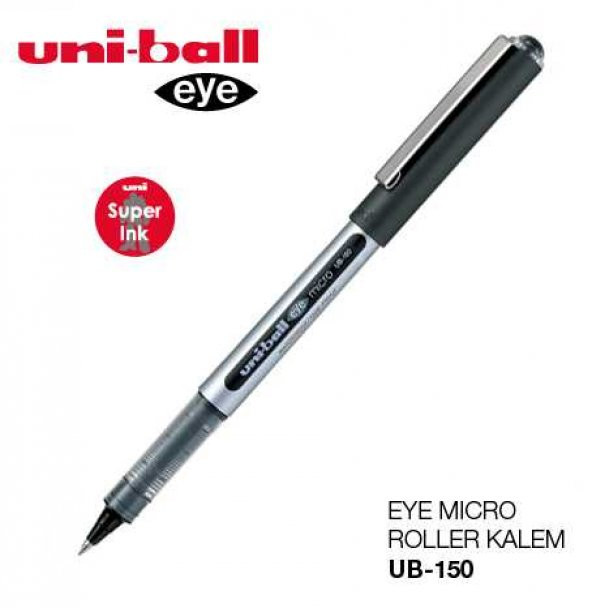 Uni-Ball Roller Kalem Eye Fine Bilye Uç 0.5 MM Siyah UB-150