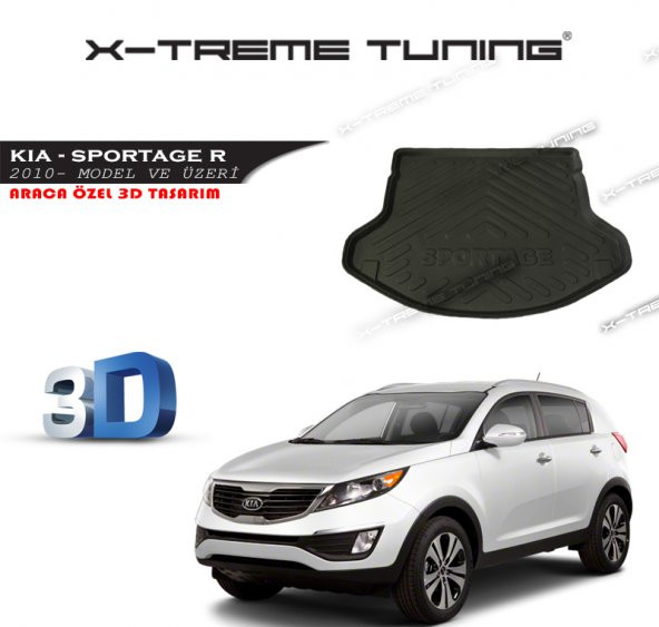 Kia Sportage Bagaj Havuzu 3D Tasarım