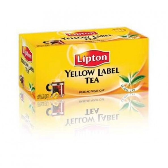 Lipton Yellow Label Bardak Poşet Çay 25 Li
