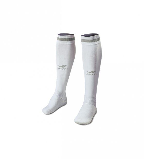 Lescon La-2172 Beyaz Grimelanj Futbol Çorabı 40-45 Numara