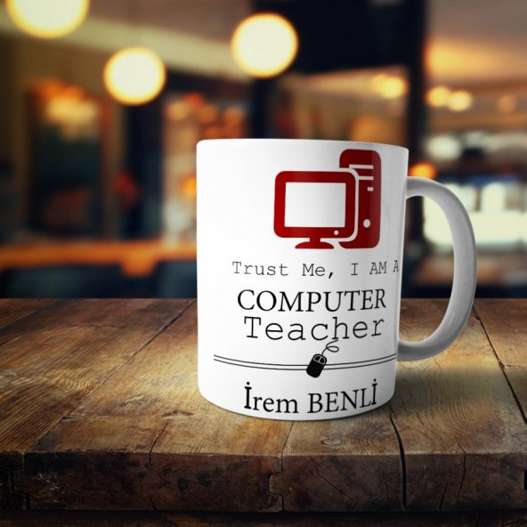 Bilgisayar Öğretmenine Hediye Kupa Bardak