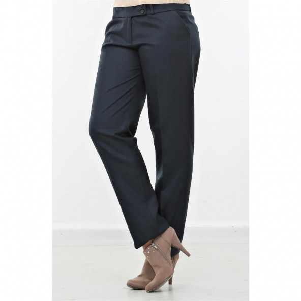 BAYAN OKUL PANTALONU SORALLİNE 1659 LACİVERT - 3