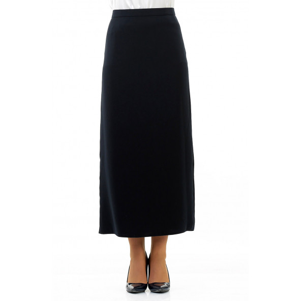 KADIN BÜYÜK BEDEN ETEK SORALLİNE 754 SİYAH - 3