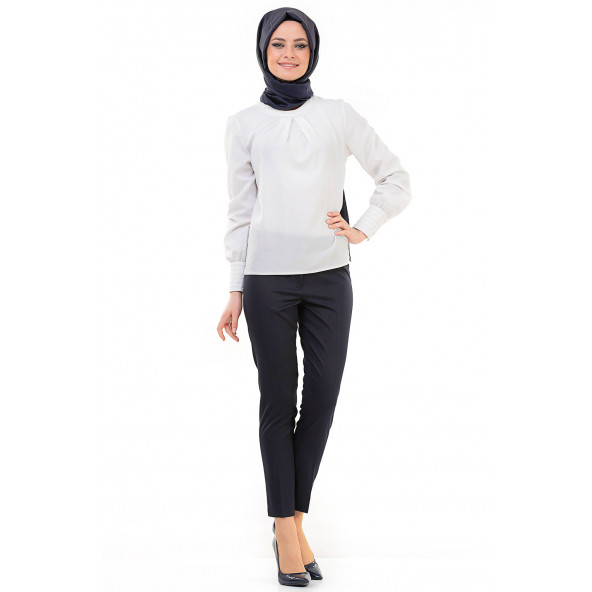 KADIN BİLEKTE PANTALON SORALLİNE 1683 LACİVERT