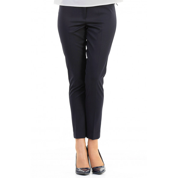 KADIN BİLEKTE PANTALON SORALLİNE 1683 LACİVERT - 2