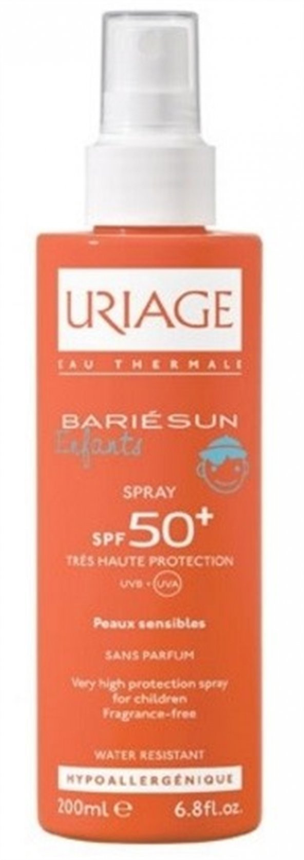 Urıage Bariesun Spray For Cildren Spf50+200Ml Çocuklar İçin Güneş Koruyucu Sprey