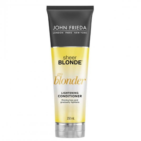 John Frieda Sheer Blonde Sarı Saçlara Güneş Işıltısı İçin Şampuan Ve Bakım Kremi 250Ml