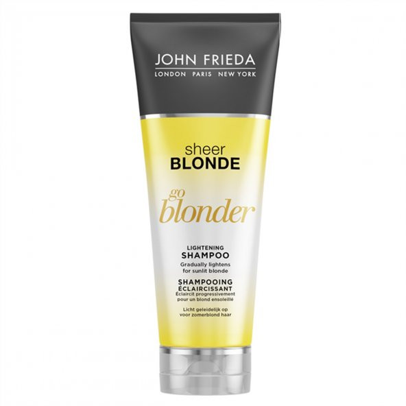 John Frieda Sheer Blonde Sarı Saçlara Güneş Işıltısı İçin Şampuan 250Ml