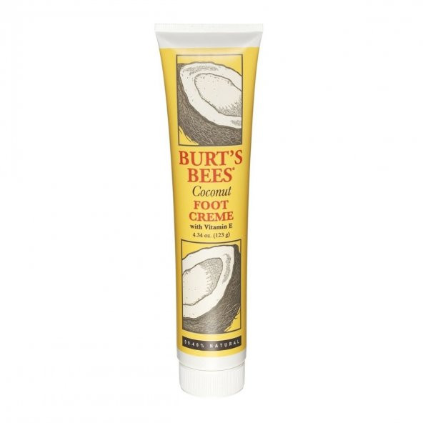Burt S Bees Coconut Foot Cream / Hindistan Cevizi Ve E Vitamini İçeren Ayak Kremi 120Gr