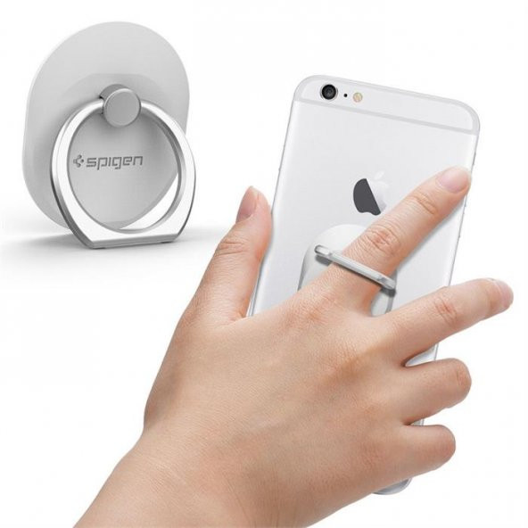 Spigen Telefon Halkası Style Ring Selfie Yüzüğü White