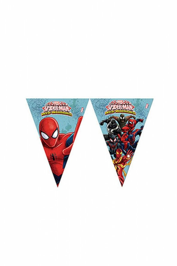 Spiderman Savaşçı Bayrak Afiş 1 Adet