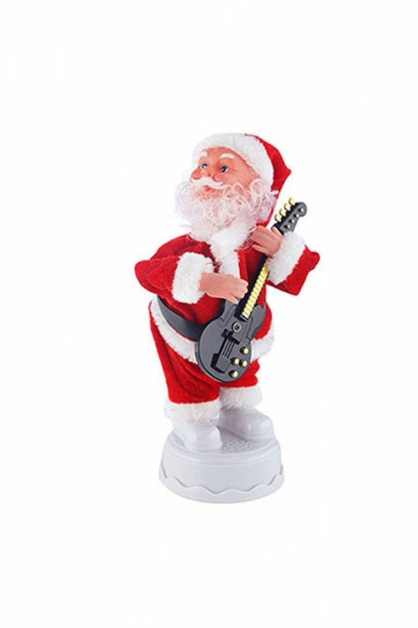 Gitar Çalan Noel Baba 25cm 1 Adet