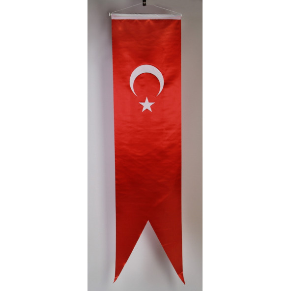 Kırlangıç Türk Bayrağı Saten 50x200cm.
