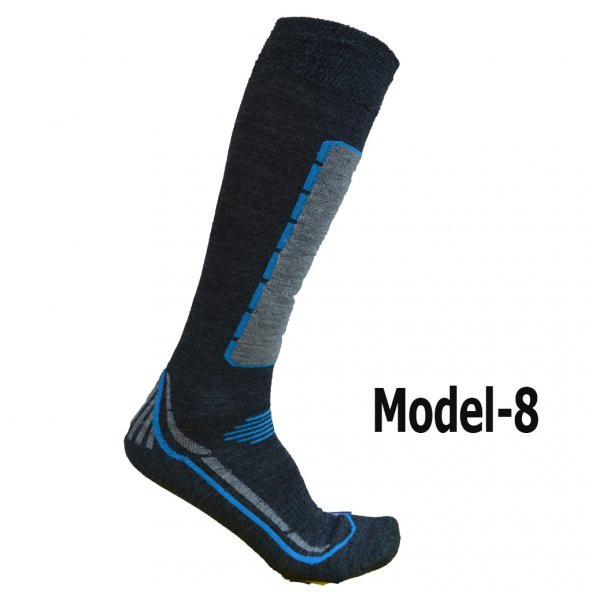 ProSki Termal Çorap Soğuk İklim ve Kayak Uzun Konç Mavi Lnz
