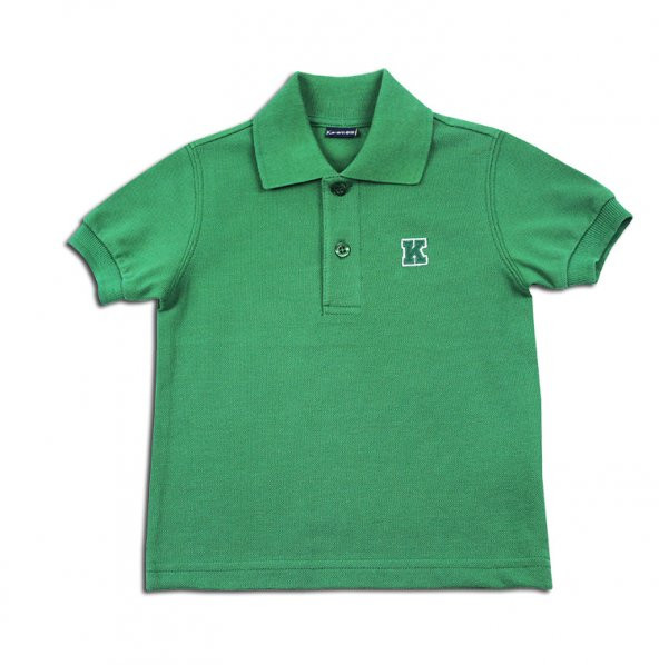 Kısa Kollu Polo Pike T-Shirt Yeşil