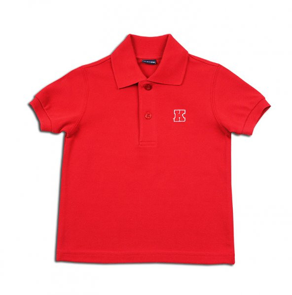 Kısa Kollu Polo Pike T-Shirt Kırmızı