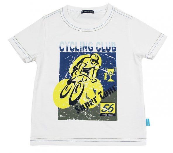 Bisiklet T-shirt Ekru