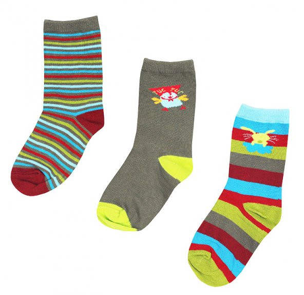 3lü Çorap Haki/Muhtelif