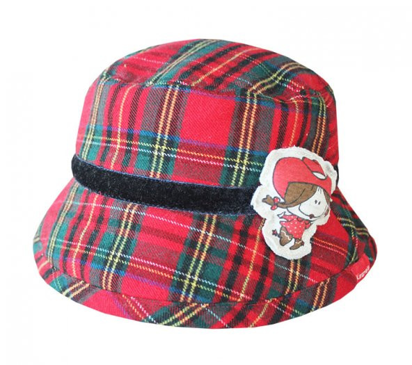 Şapka Kırmızı Ekose