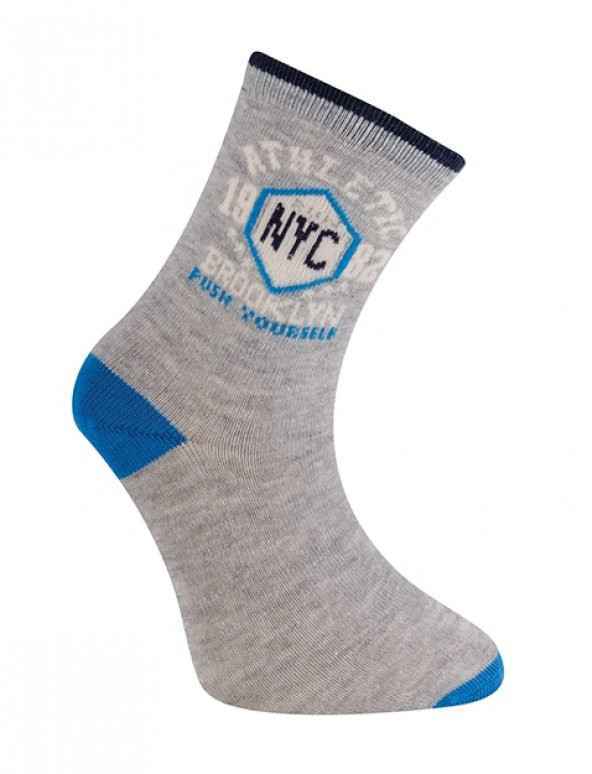 NYC Soket Çorap Gri Melanj