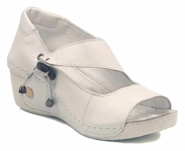 Mammamia D16ys1225 Beyaz Bayan Ayakkabı Terlik-Sandalet