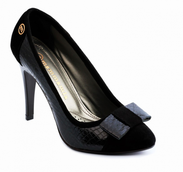 Mammamia D15ka135 Siyah Bayan Ayakkabı Bayan Klasik