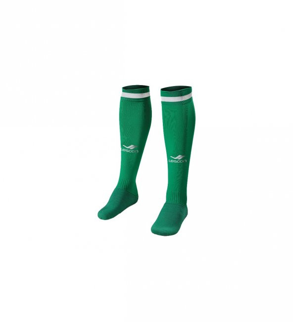 Lescon La-2172 Yeşil Beyaz Futbol Çorabı 40-45 Numara